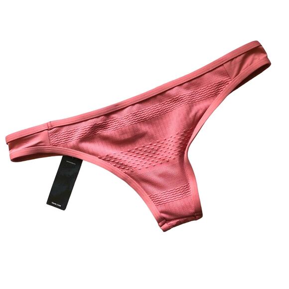 Tavik Swimwear Pink Rose Mauve Textured Boho Jayden Swim Suit Bikini Bottom - Picture 3 of 8